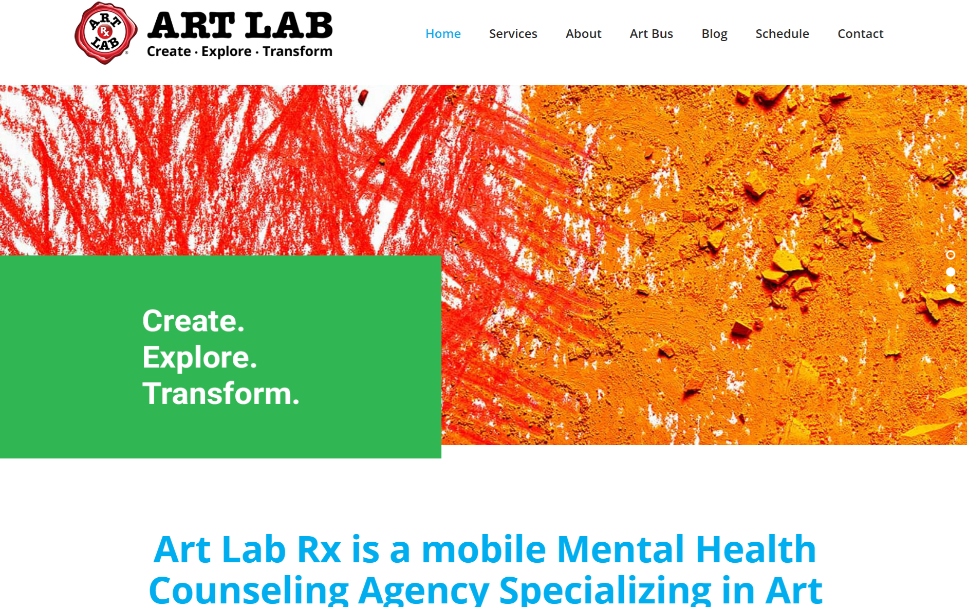 Art Lab Rx Website