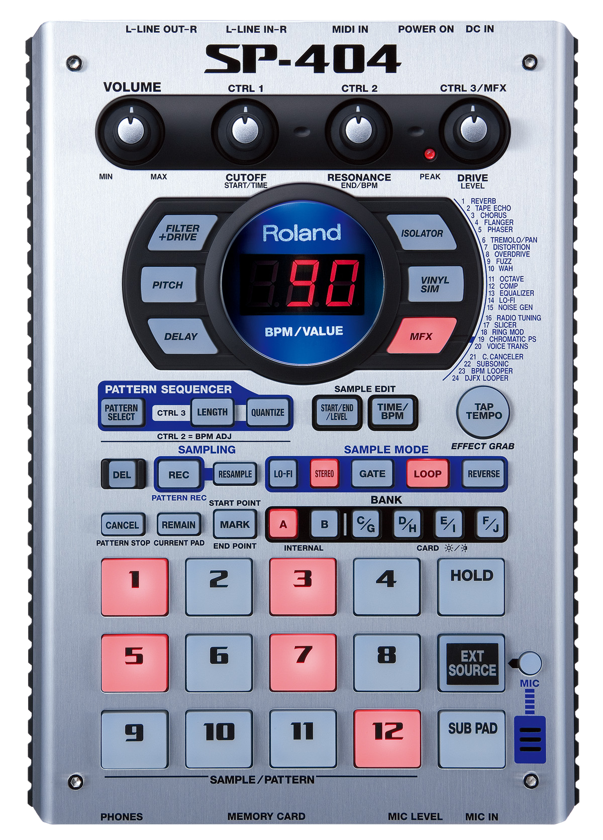 SP-404 Roland サンプラー種類DJ機材 - DTM/DAW