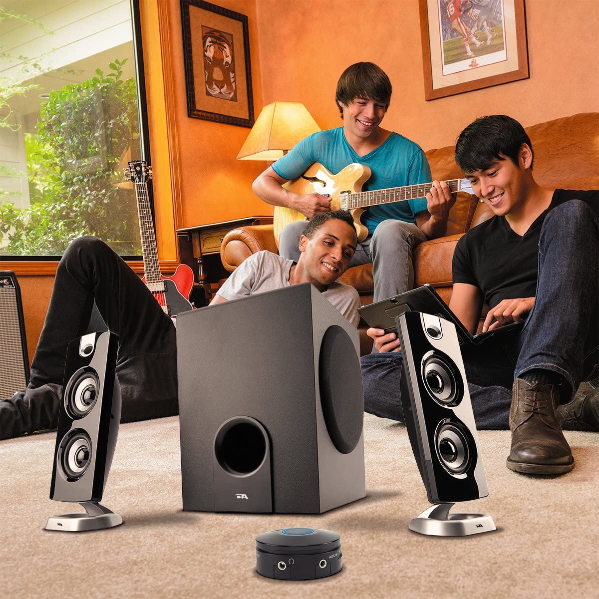 CA-3602 62W Speaker System with Control Pod — Cyber Acoustics