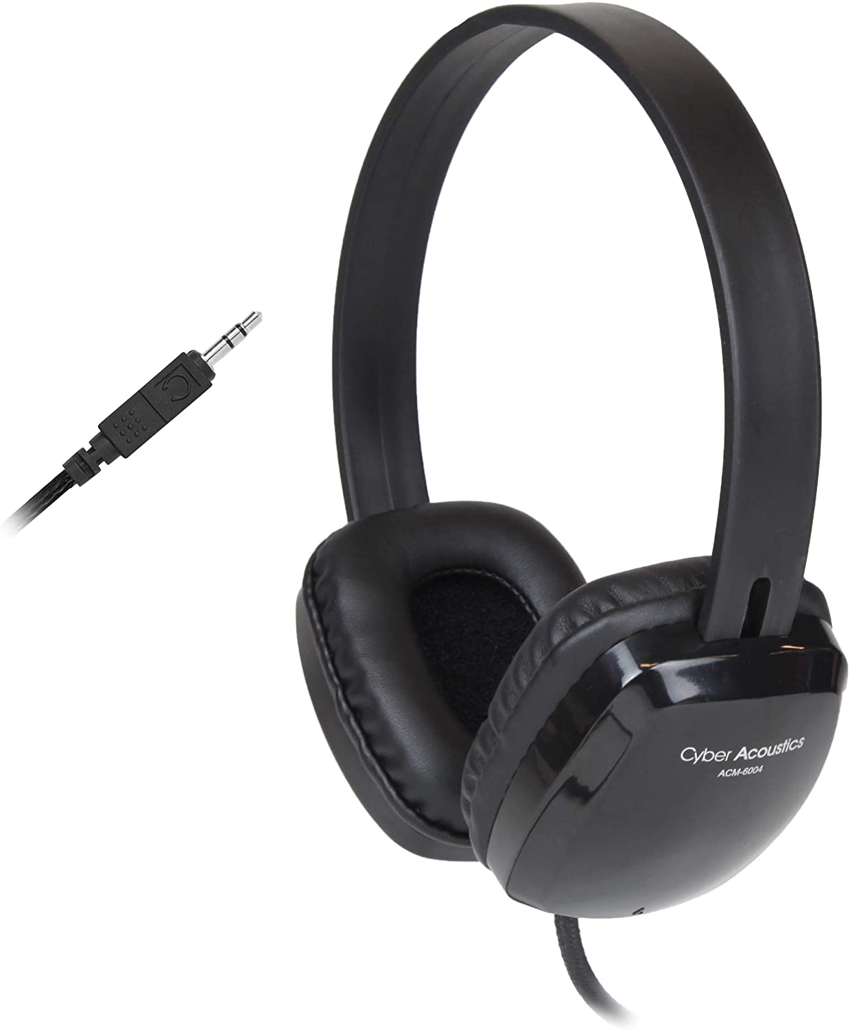 ACM-6004 Stereo 3.5mm Headphones — Cyber Acoustics